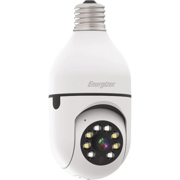 Energizer 1080P WiFi E26 Light Bulb Socket Security Camera