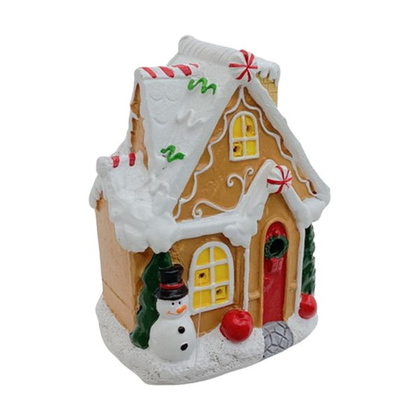 Miro Christmas House Decoartion with LED 9x6x11.5cm