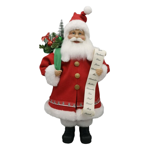 Miro Christmas Santa Figurine 45.72cm, Red