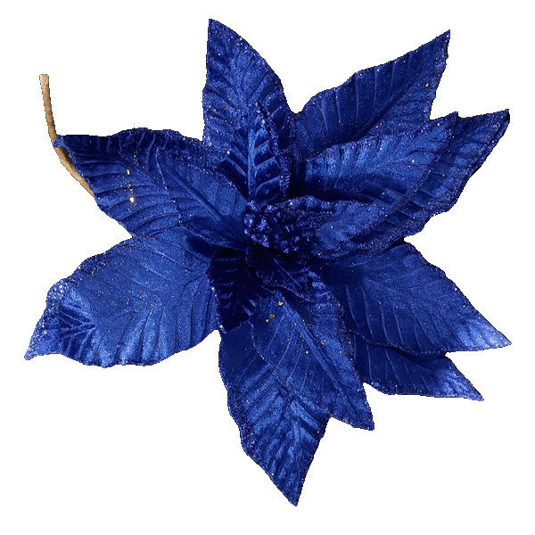 Christmas Poinsettia Stem 32cm