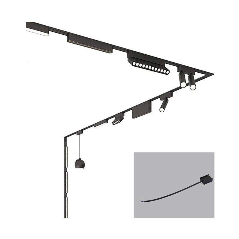 Roca Power Connection for Mini Magnetic Track, Black