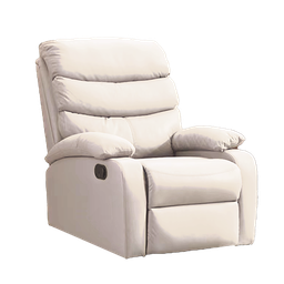 [857-8018C /  MRS31360] Mobel Velvet Recliner, Cream