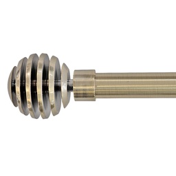 [HHHD-CTRD-01072 (RH105-120AB) CHCR29991] Classy Homes Curtain Rod 66-120 in Single 16/19