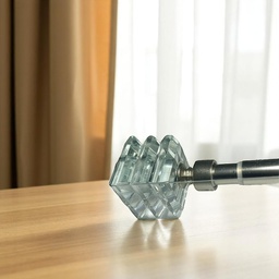 [HHHD-CTRD-01096 (RH005-120SN) CHCR30015] Classy Homes Curtain Rod 66-120 in Single Sarding Nickel 16/19 I