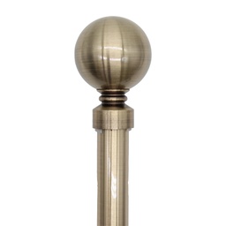 [RH100-B66120BR/ZY-132 / 100-B66120BR/ZY-132] Royal Homes Curtain Rod 66-120 In. Bronze