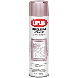 [K01200000] ****Krylon Premium Metallic Spray Paint Resembles Actual Plating, Plum Purple