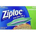 [980071276] ****Ziploc Sandwich Food Storage Bag 145 CT