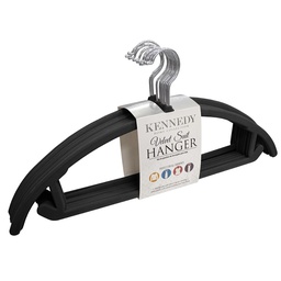 [2302563] Kennedy Home Collection Velvet Suit Hangers 10pk, Black