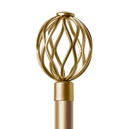 [722-MB2001-2848SILVER CHCR28499 / 1434260] Classy Homes Curtain Rod 28-48 In., Silver - Plated