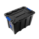 Wadfow 55L Plastic Storage Tote 23 x 15 x 15 In.