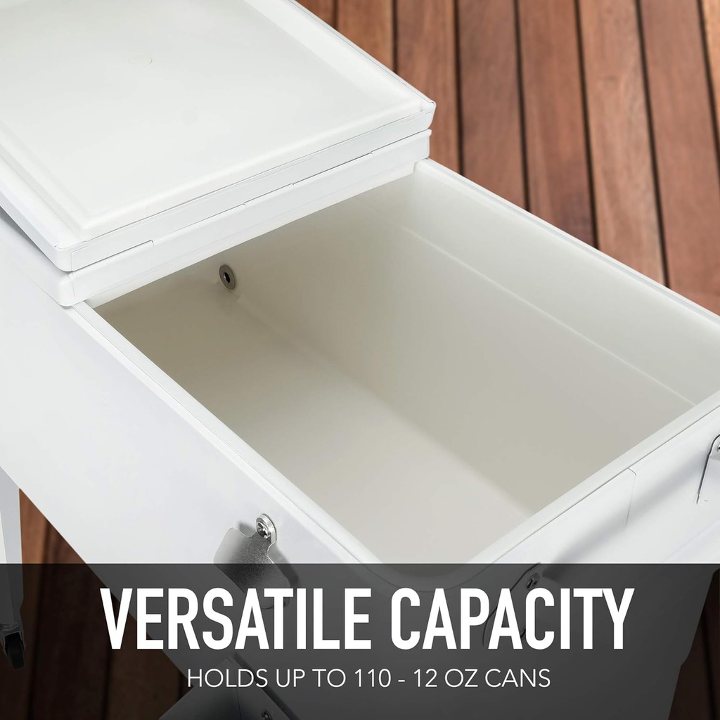 Permasteel Cooler 80 Qt. White