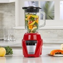 Black &amp; Decker 8-Speed Blender Glass Jar, Red