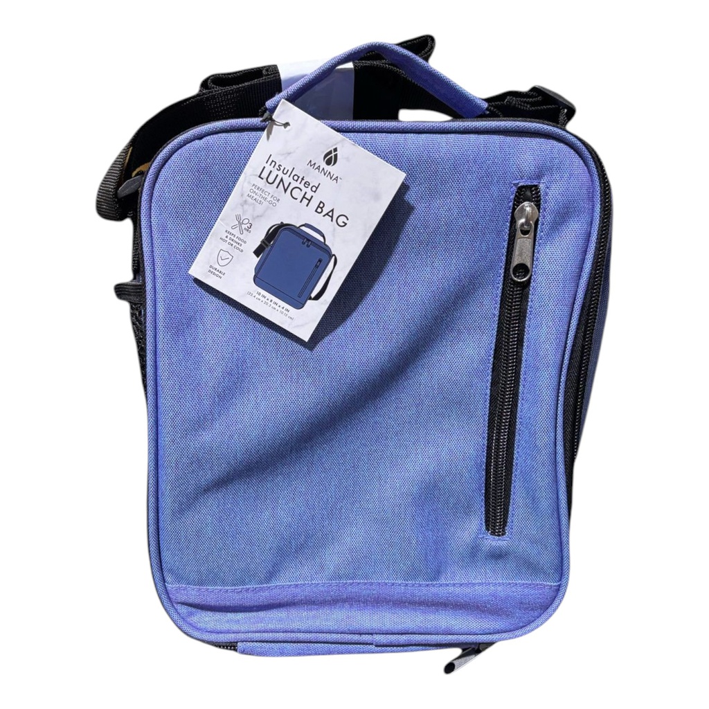 Manna Rectangle Zipper Lunchbag - Asst