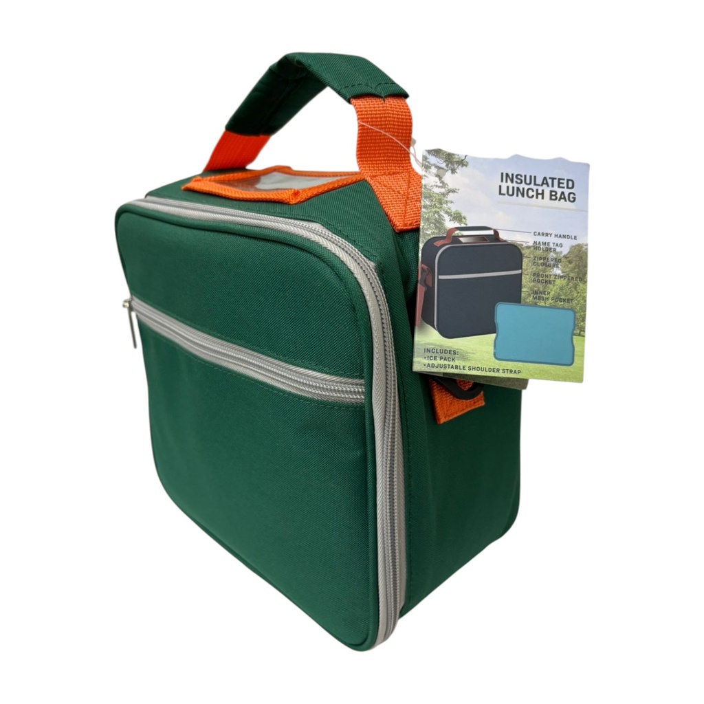 Core Home Top-Handle Lunch Bag - MCH/ONX/OBI/CUR