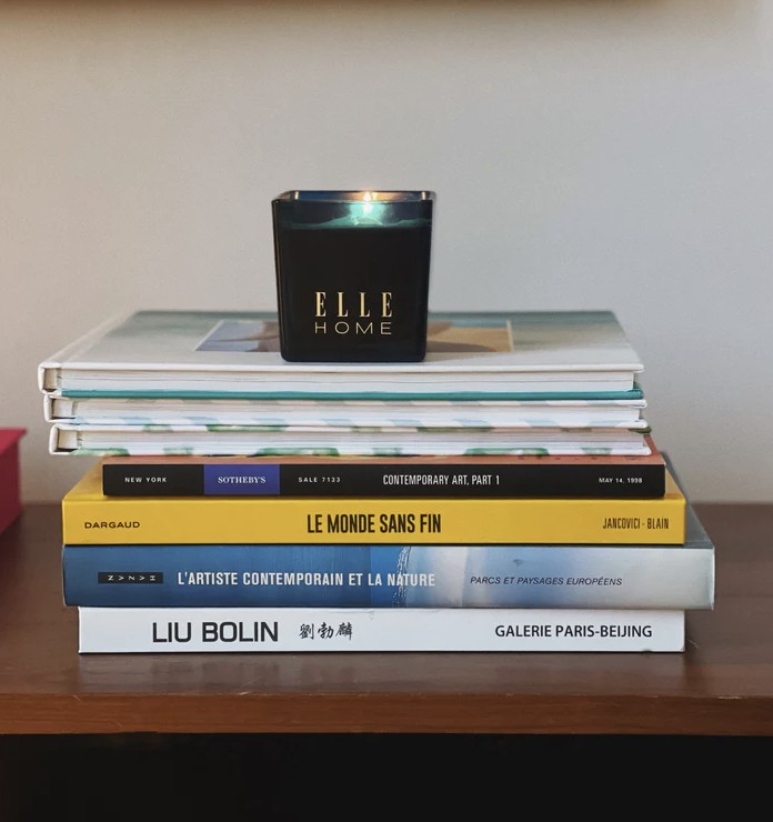 Elle Home Wood Ginger Vanilla Scented Candle