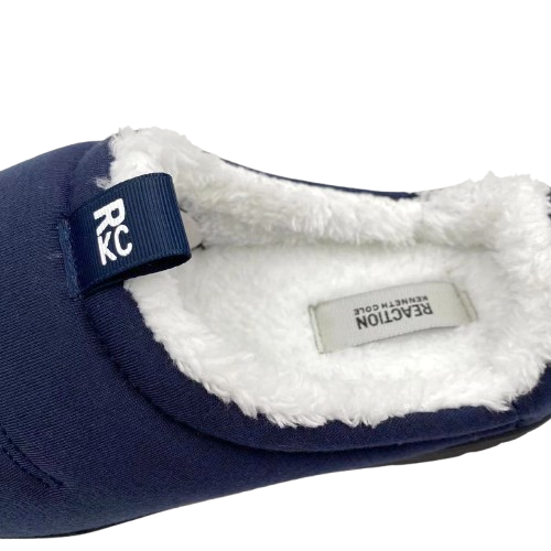 Kenneth Cole Men Mule Slipper Navy, Large