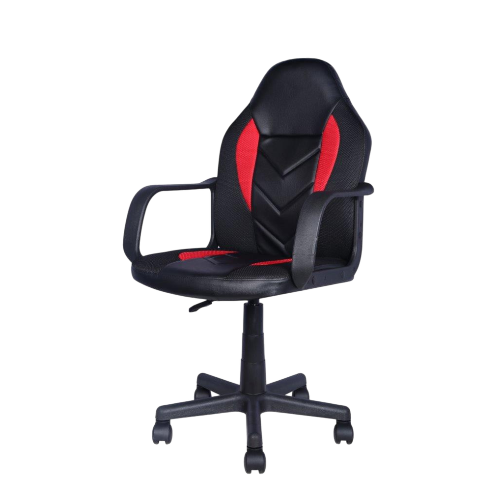 Mobel Gaming Chair, Black/ Red (Weight Limit 220lb)