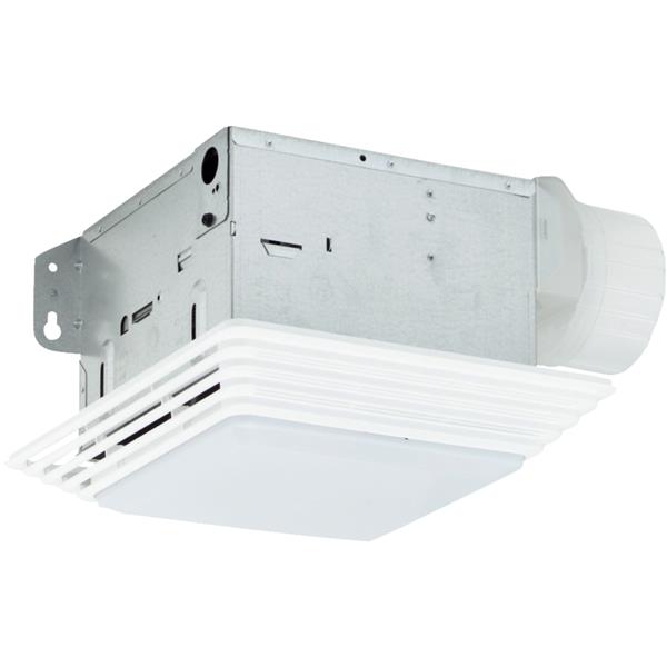 Broan Bath Exhaust Fan with LED Light 60 CFM 0.9 Sones 120V