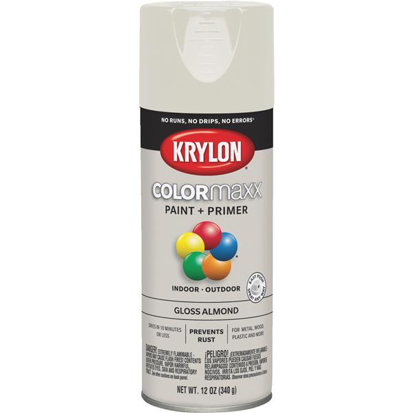 ^Krylon ColorMaxx 12 Oz. Gloss Spray Paint, Almond