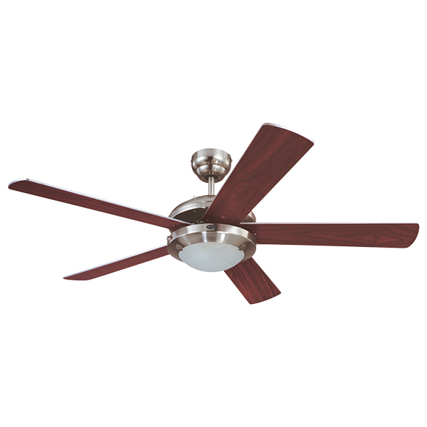 Westinghouse Comet Ceiling Fan 52 In. Brushed Nickel Finish (C.F.M - 3588)