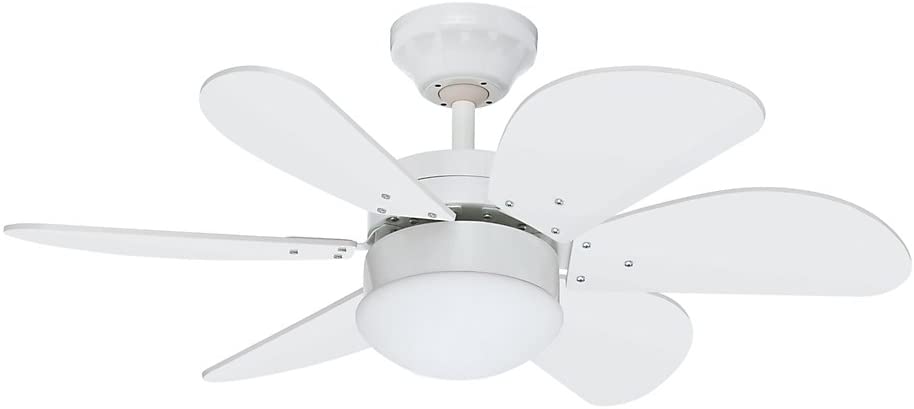 Hunter Revolutions Sprint Ceiling Fan with Light 30 In., White(C.F.M - 1824)