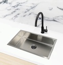 Royal Homes Undermount Kitchen Sink Single-Bowl, 29.5 x 17.5 x 7 In. 304 Stainless Steel