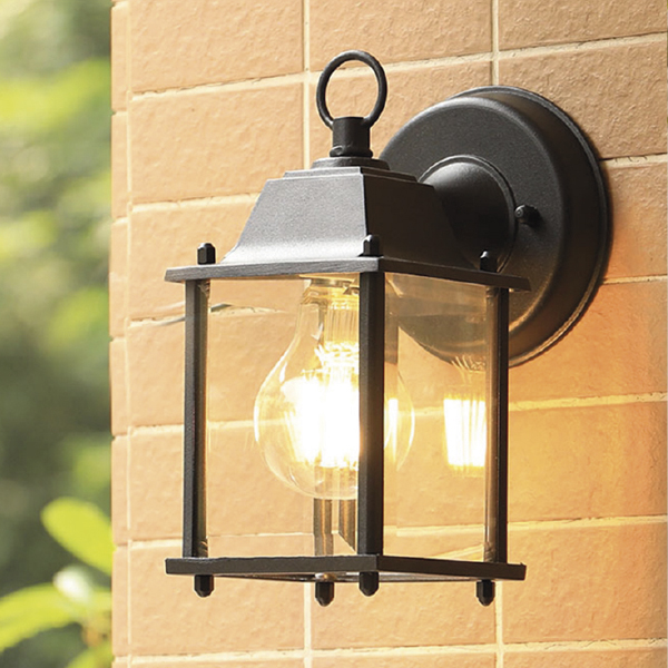 Royal Homes Outdoor Wall Light E27 60W, Black