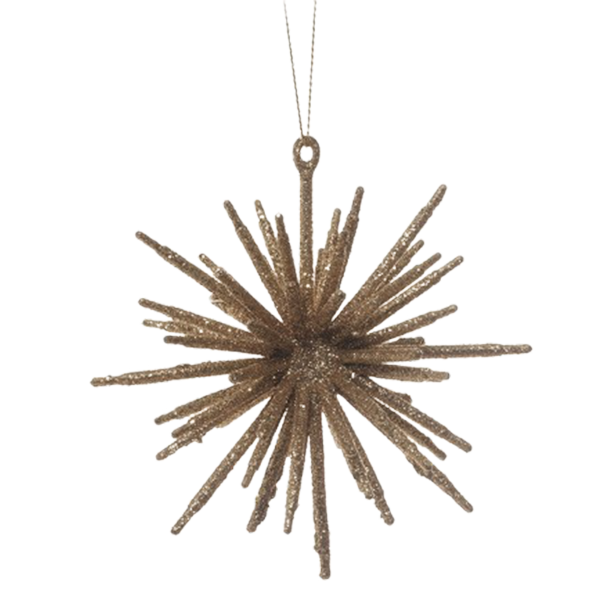 Miro Christmas Ornament 11x11x5cm Gold