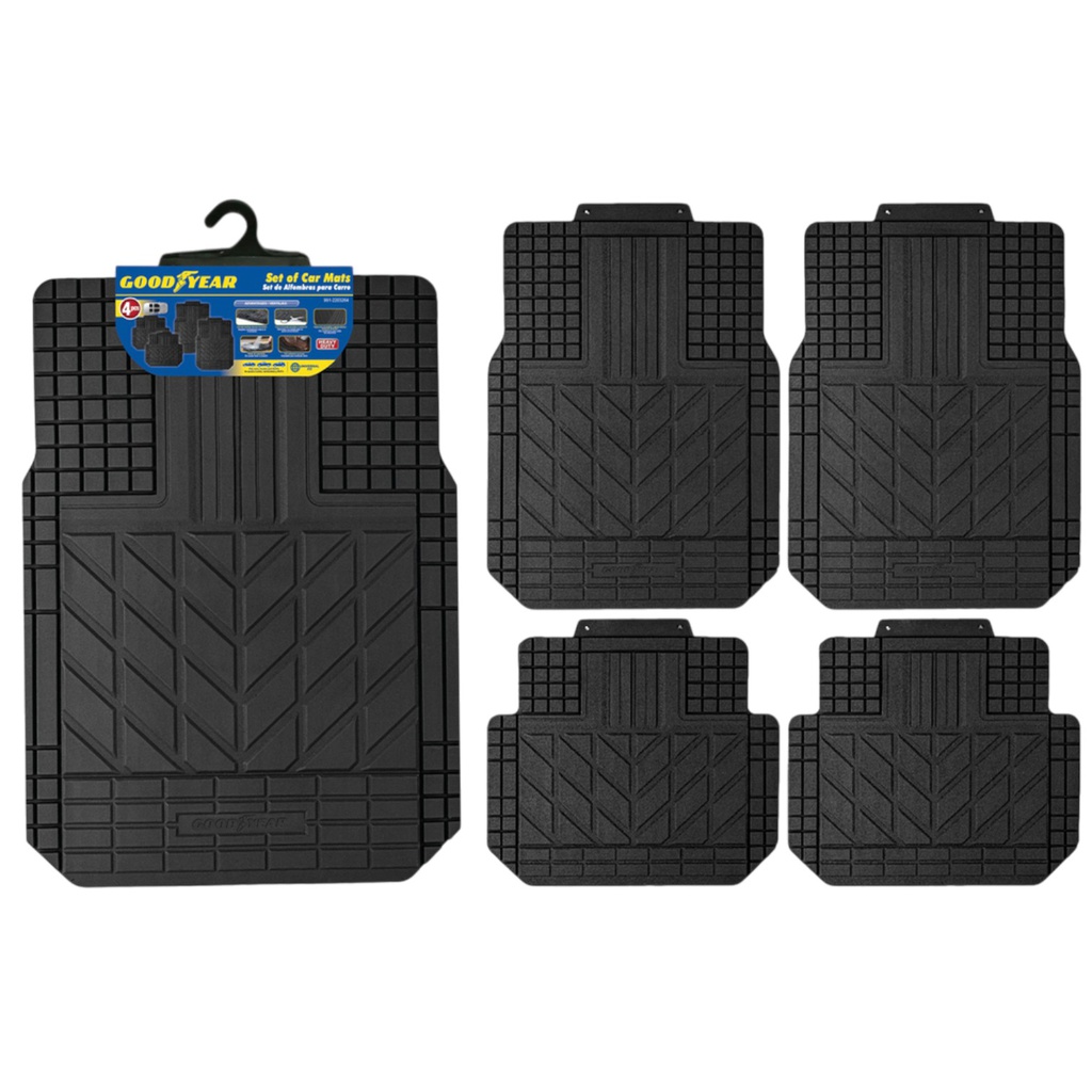 Goodyear 4pc Car Mat Set
