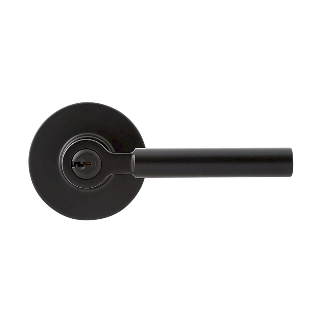 Kwikset Rimini Entry Lever Matte Black