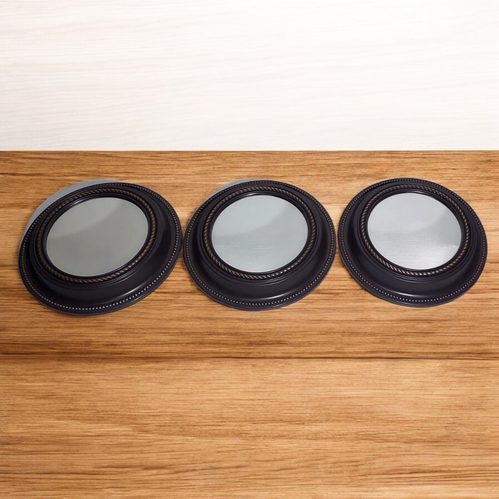 Karen Rhodes Collection 3pc Mirror Set, Chocolate