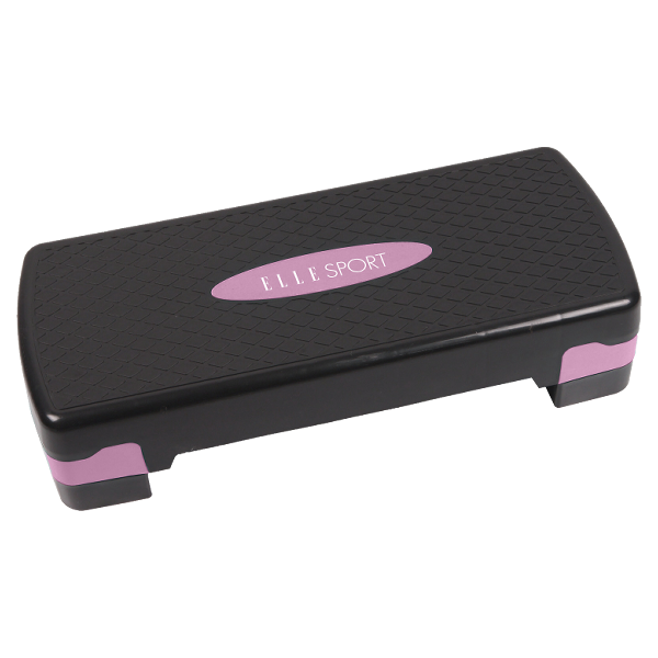 Elle Sport Aerobic Stepper, Black/ Purple