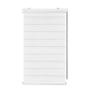 Kenneth Cole Luxury Zebra Blinds 48x90 In. (Daylight) White