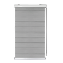 Kenneth Cole Luxury Zebra Blinds 48x90 In. (Daylight) Grey