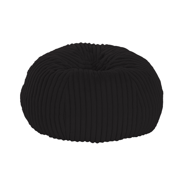 Kenneth Cole Luxury Foam-Filled Seat Cushion Faux Fur, Black