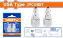 ****Wadfow 2pc Quick Plug Set (Female Thread Plugs)