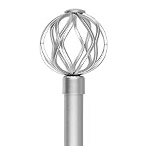 ****Classy Homes Curtain Rod 28-48 In., Champagne Silver - Painted