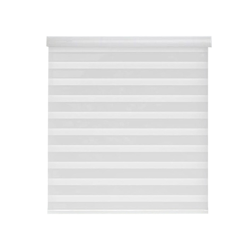 Classy Homes Zebra Roller Blind 76x50 In., White