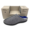 Kenneth Cole Men Mule Slipper Grey, Large