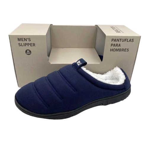 ****Kenneth Cole Men Mule Slipper Navy, Small