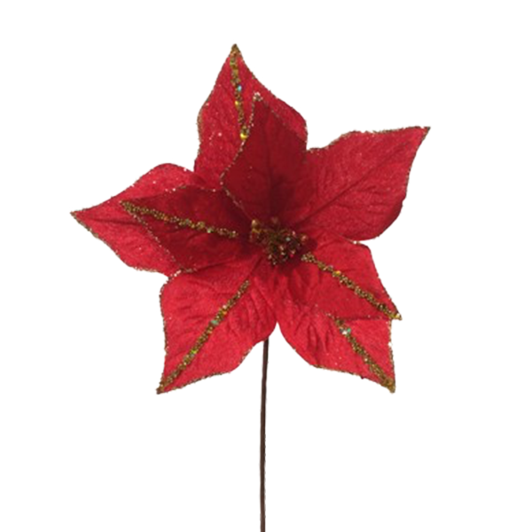 ^Miro Christmas Poinsettia 8P 40cm, Red