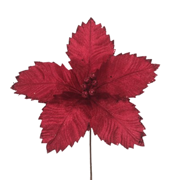 Miro Christmas Poinsettia 33x20cm 5P Magenta