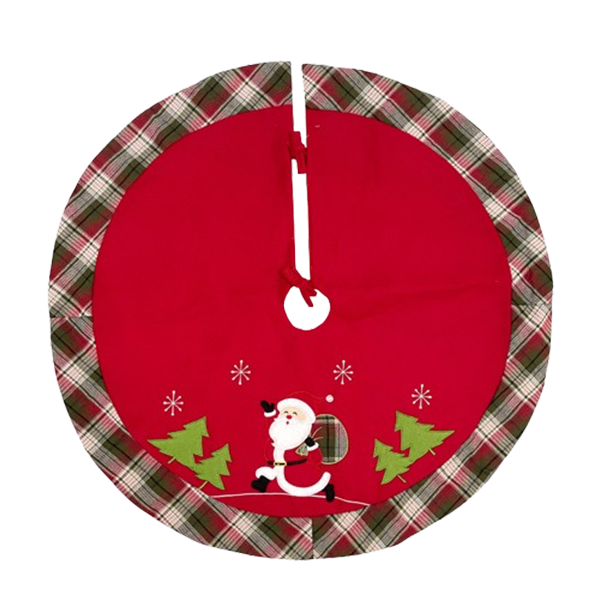 Miro Christmas Tree Skirt 90cm, Red