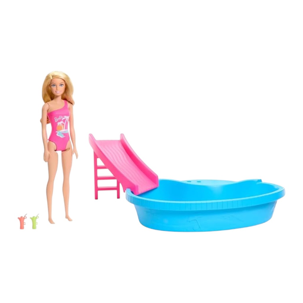 Mattel Barbie Pool with Doll
