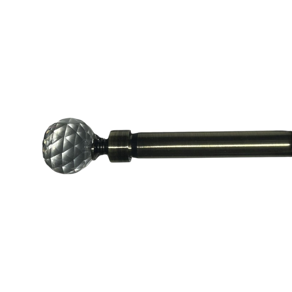 ****Classy Homes Curtain Rod 28-48 in Single Sarding Nickel 16/19