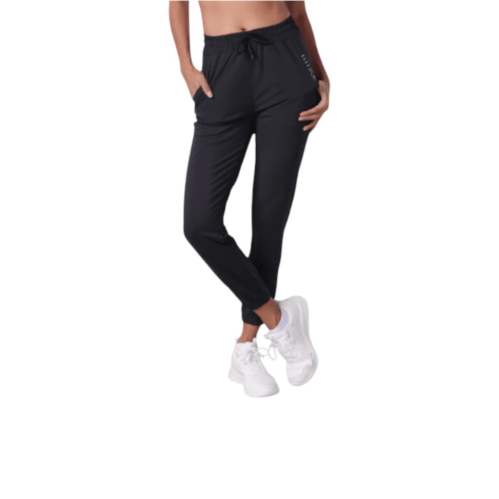 Elle Sport Ladies Jogger Pants, Black