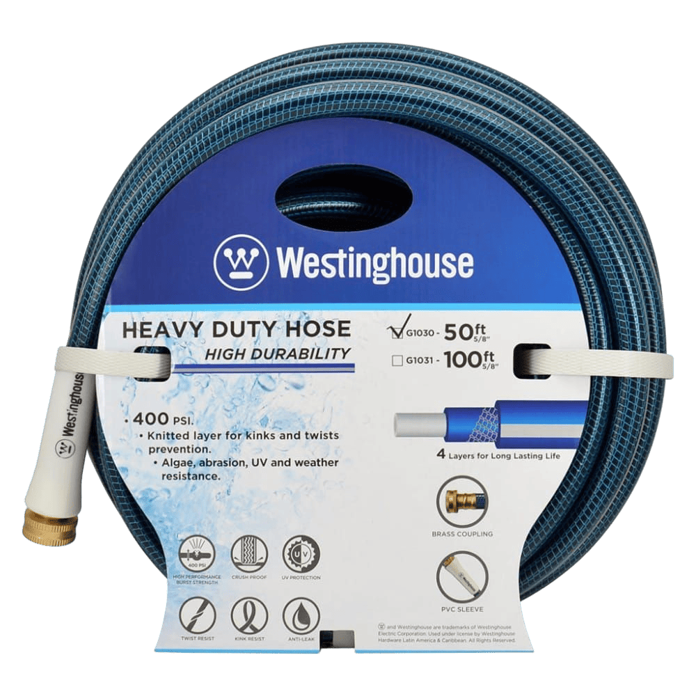 Westinghouse Heavy-Duty Hose 5/8 In. x 50 Ft. 400 PSI