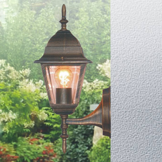Royal Homes Outdoor Wall Light, E27 60W Bronze