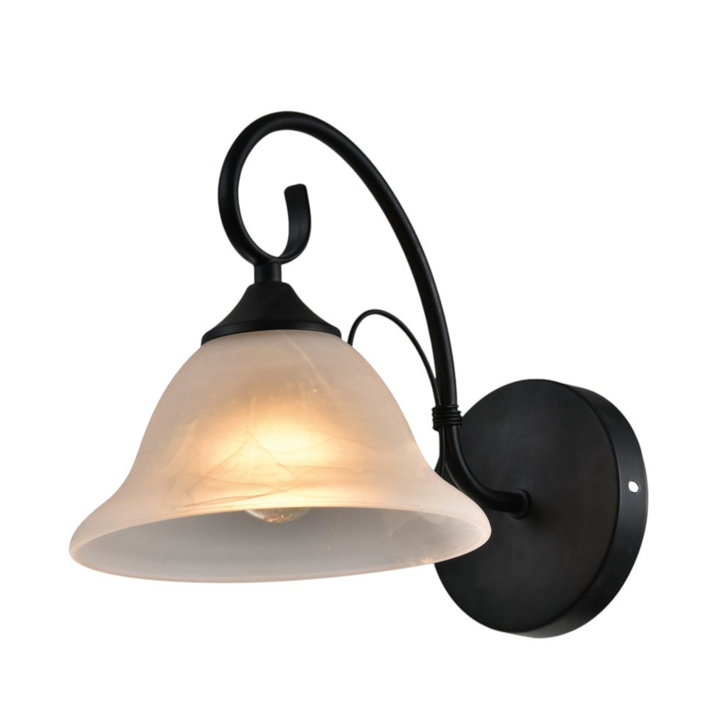 Royal Homes Indoor Wall Light,E27 60W Matt Black