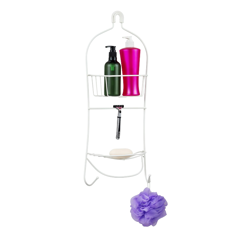 ****Royal Homes Shower Caddy Metal, white